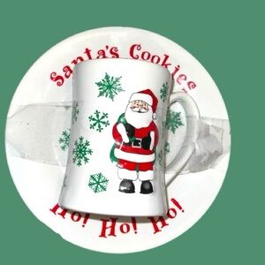 Santa's Cookies Plate and Mug Set 10” plate